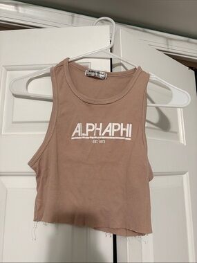 Women's Sleeveless Ribbed Crop Tank - Taupe